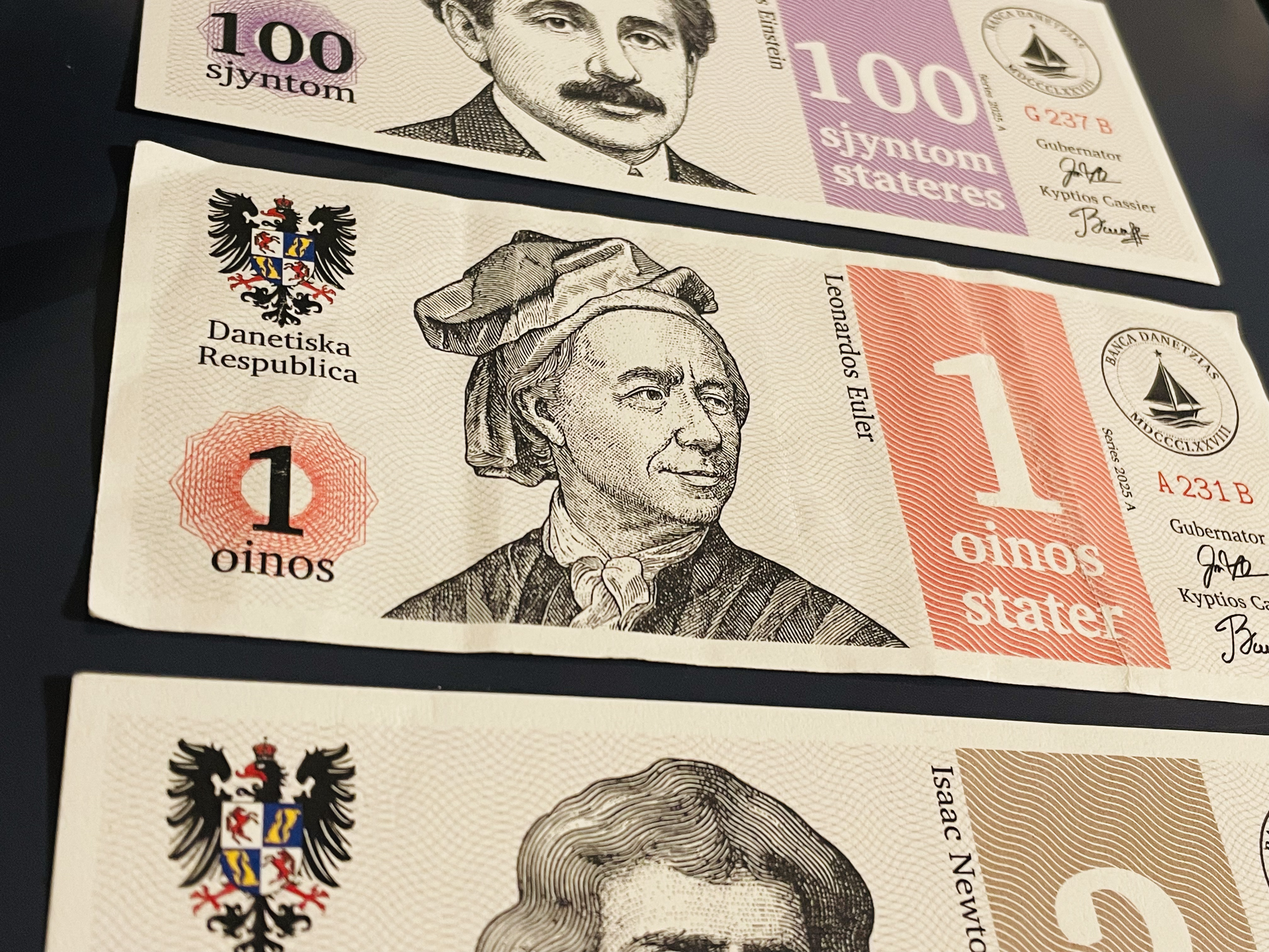 Bank of Danetia announces plans to replace current banknote series